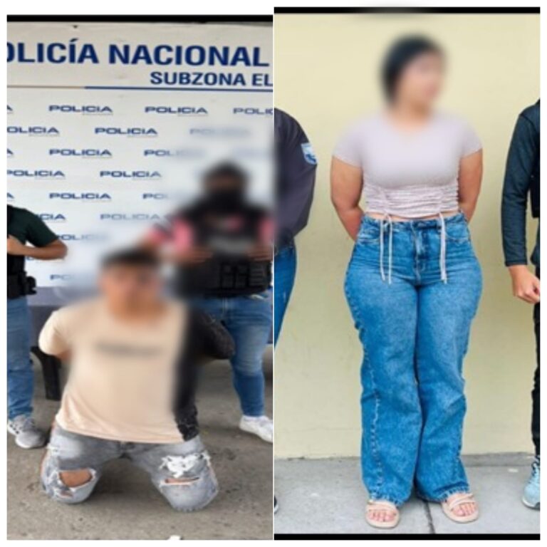 Dos sujetos capturados por extorsión en El Oro
