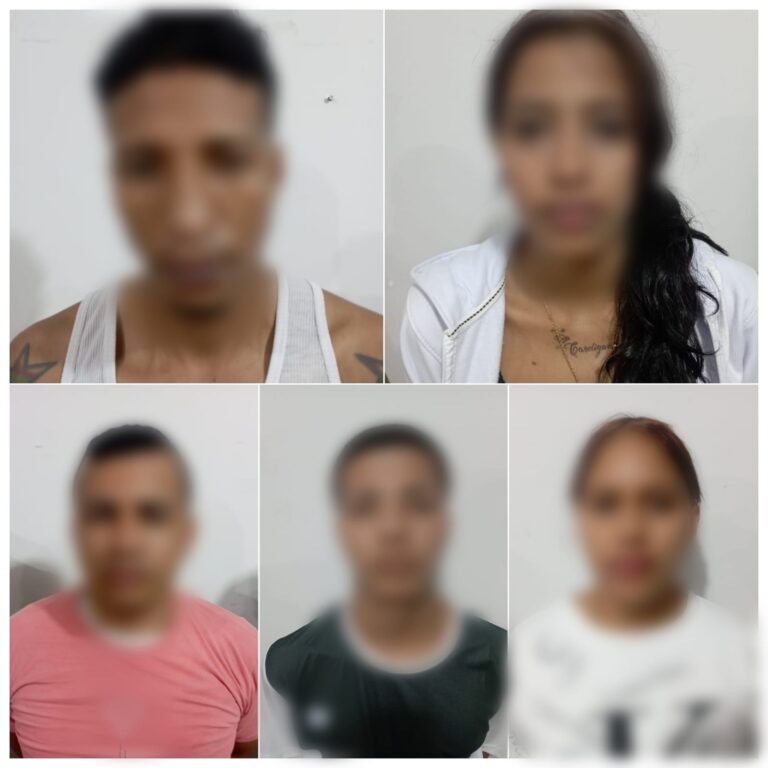 Cinco sujetos implicados en un hecho violento fueron capturados en Santo Domingo de los Tsáchilas