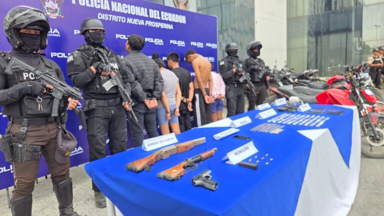 5 aprehendidos durante el operativo Resurgir 18 en Guayaquil