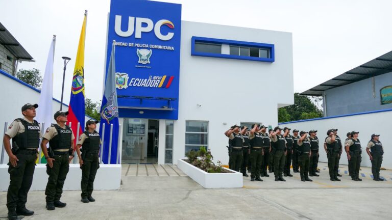 Policía Nacional fortalece la seguridad con la entrega de una nueva Unidad de Policía Comunitaria en Echeandía