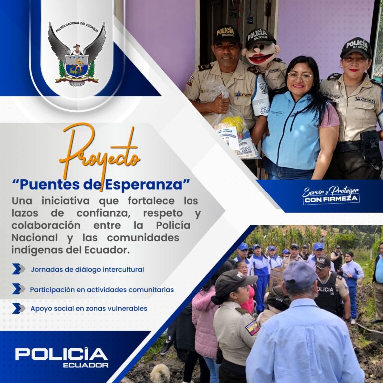 Policía Nacional fortalece lazos con comunidades a través del proyecto “Puentes de Esperanza”