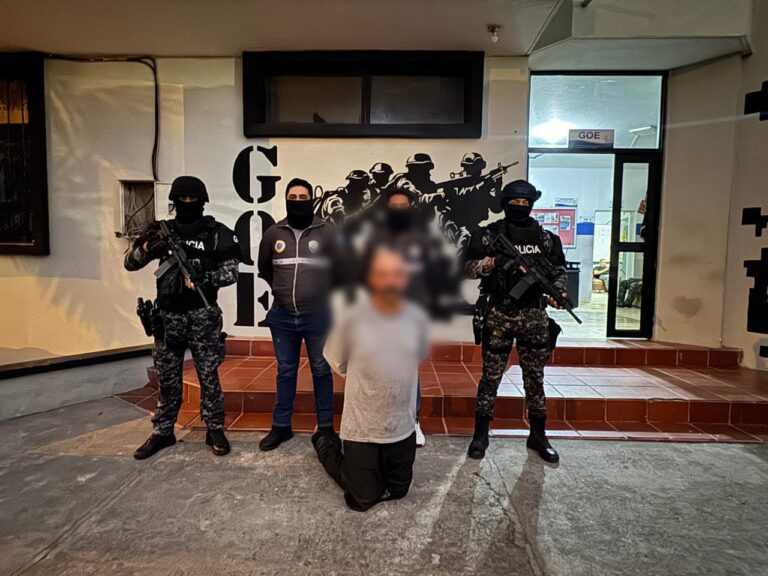 Policía Nacional capturó al segundo más buscado de Santo Domingo de los Tsáchilas en “Operación Fénix 290”