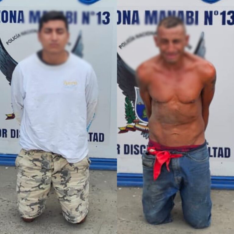 Operativos Policiales ejecutados en Manabí permitió la aprehensión de tres ciudadanos por tenencia de droga