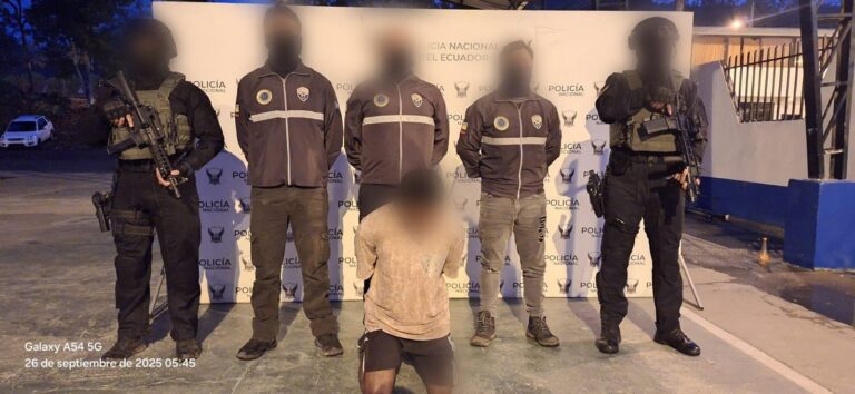 Detención del Tercer Más Buscado provincial de Esmeraldas requerido por el delito de asesinato