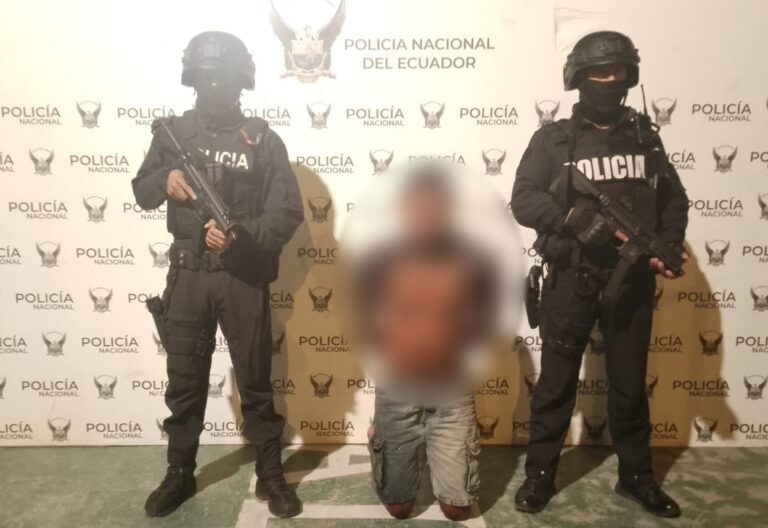 Policía Nacional capturó a un ciudadano vinculado a una tentativa de asesinato en Esmeraldas