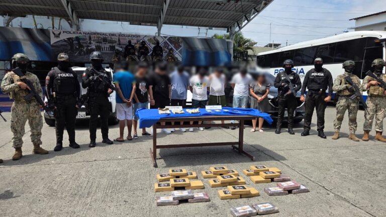 Policía desarticula presunta organización narcodelictiva en Guayaquil