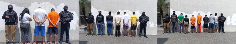 Policía aprehende a 22 presuntos vacunadores durante operativos en la Zona 8