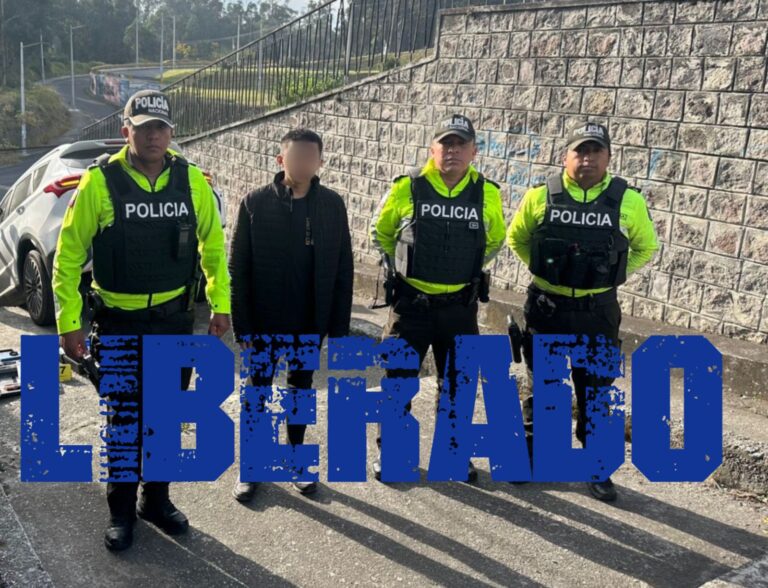 Policía Nacional libera a una persona secuestrada y recupera un vehículo