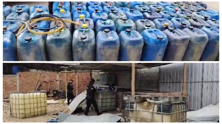3 mil galones de combustible fueron decomisados durante un operativo binacional en El Oro