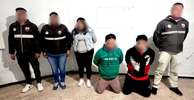 Desarticulación de grupo de delincuencia común dedicado a los delitos de receptación y robo de autopartes en Ambato