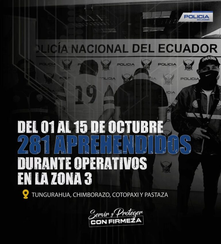 Policía Nacional fortalece su accionar operativo desde el Comando de la Zona 3