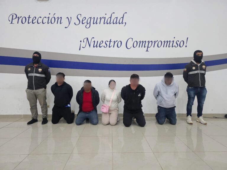 Banda delictiva dedicada al robo a personas y vehículos fue desarticulada en Quito