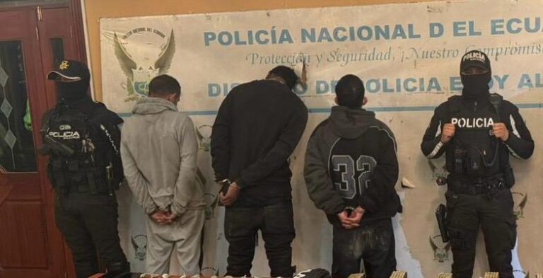 Operativo policial permitió la aprehensión de tres ciudadanos por presunta tenencia de sustancias sujetas a fiscalización