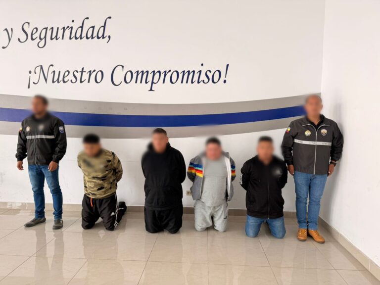 Debilitamos estructura criminal que se dedicaba al robo de autopartes en Quito