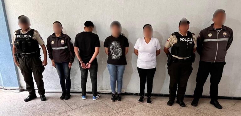 En Ambato, la Policía desarticula grupo delictivo dedicado al robo de autopartes