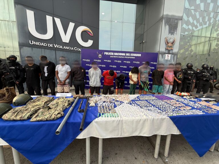 OPERATIVO “APOLO 26” DESARTICULA ESTRUCTURAS CRIMINALES EN NUEVA PROSPERINA Y DURÁN