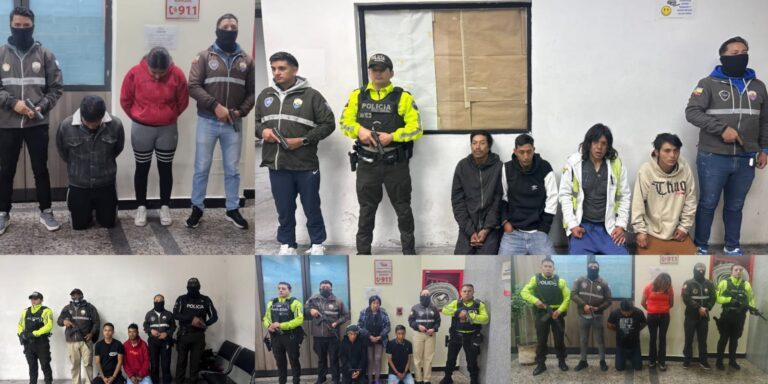 Policía Nacional ejecutó 23 operaciones antidrogas en Quito y aprehendió a 37 ciudadanos