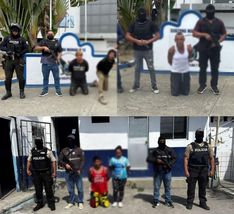 Seis presuntos implicados en el expendio de droga fueron aprehendidos