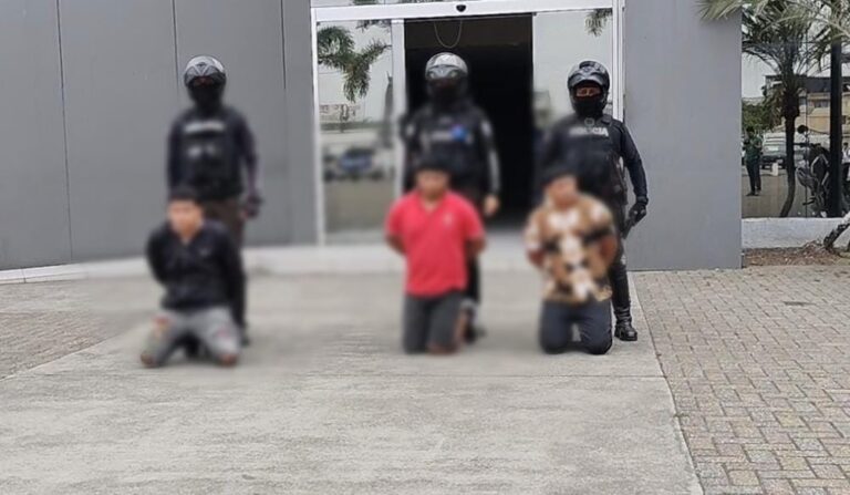 Evitamos un secuestro y aprehendimos a tres implicados en Los Ríos