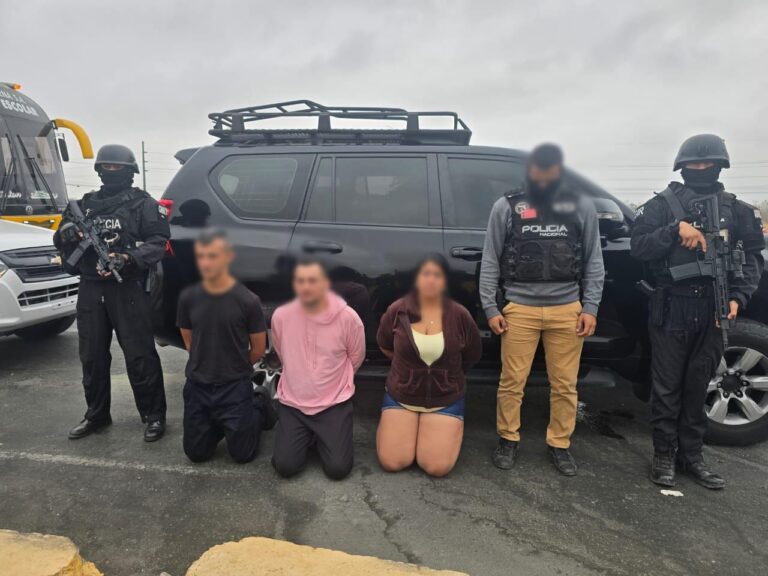 Aprehendimos a cuatro extorsionadores en Santa Elena
