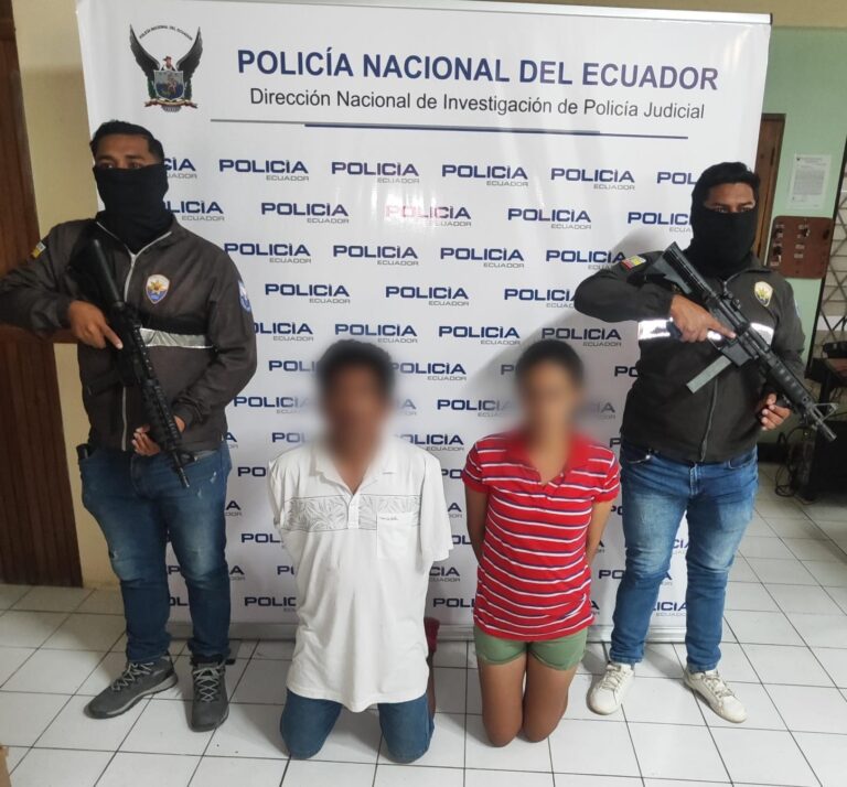 Policía Nacional capturó a dos integrantes del GDO “Los Lagartos” en Santa Elena