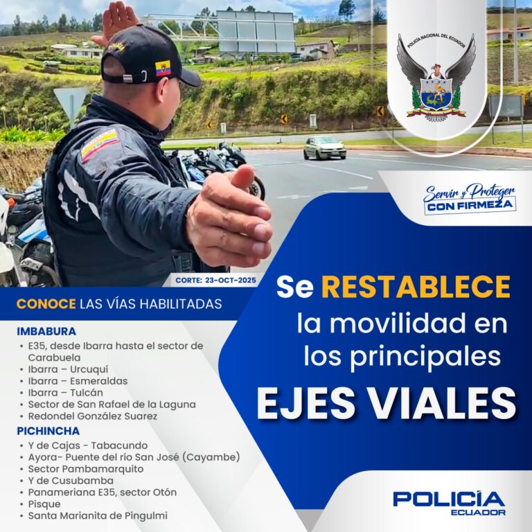 Continúa el despliegue operativo en el norte del país para habilitar la circulación en los diferentes ejes viales