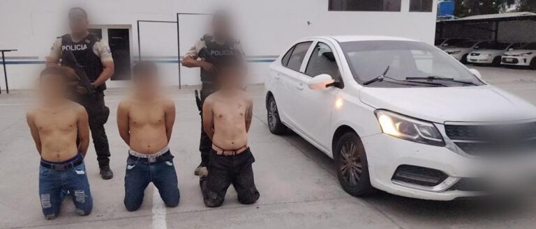 Liberamos a una víctima de secuestro y aprehendimos a tres presuntos causantes del delito