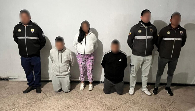 Policía desarticula grupo de delincuencia común implicado en robos a personas entre Ambato y Quito