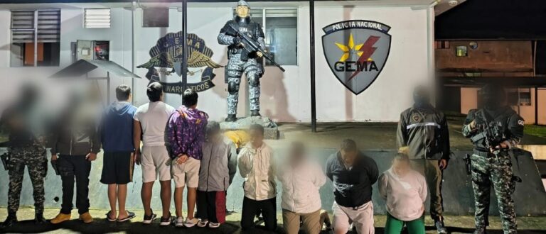 Policía Nacional afecta célula narco delictiva en Napo