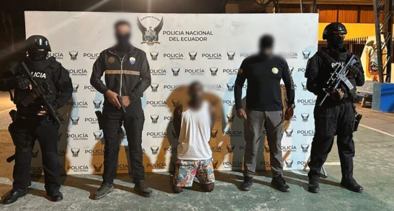 En Esmeraldas la Policía Nacional captura a ciudadano requerido por la justicia por el delito de asesinato