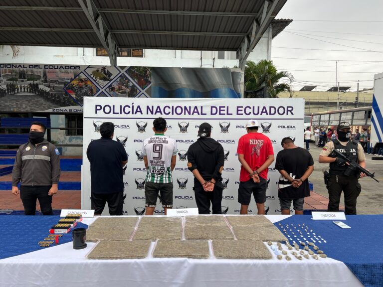 Cinco aprehendidos deja Operativo Olimpo en Guayaquil