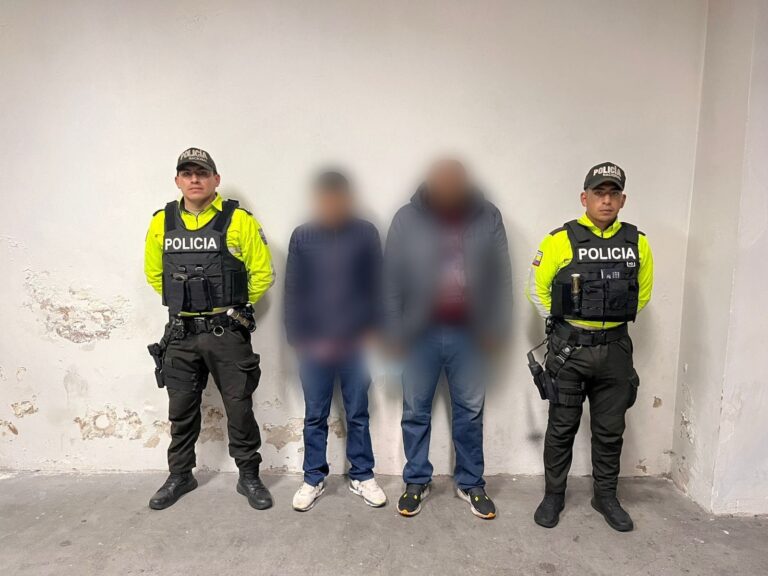 La Policía Nacional aprehendió a dos  sospechosos por robo