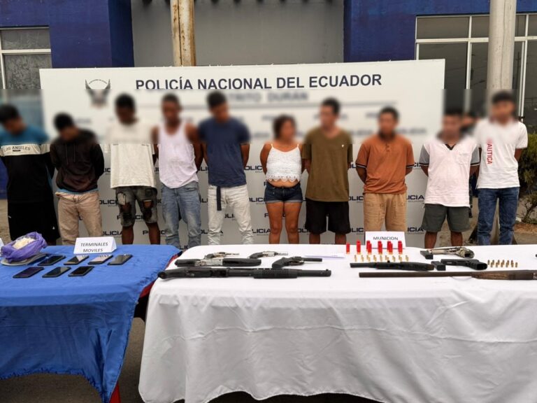 11 aprehendidos y 7 detenidos durante el operativo Apolo 27 en Guayaquil y Durán