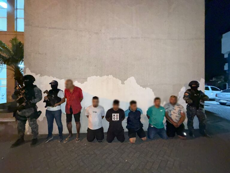 Policía aprehende a 11 sujetos presuntamente vinculados en casos de secuestros y extorsiones en Guayaquil y Durán