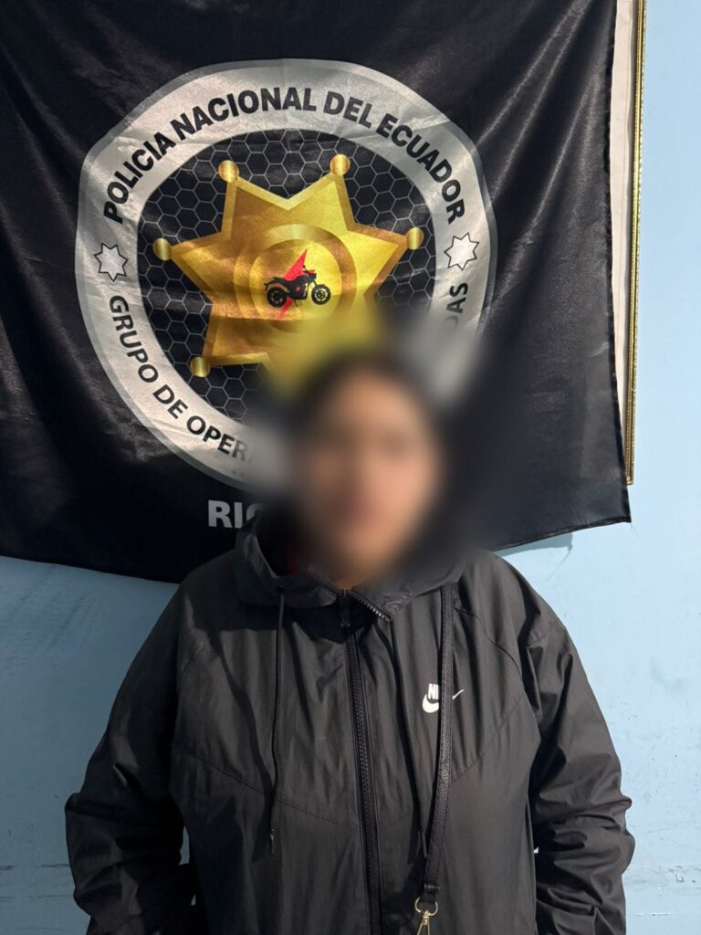 Aprehendida en Riobamba por delito de estafa e intento de uso indebido de documentos