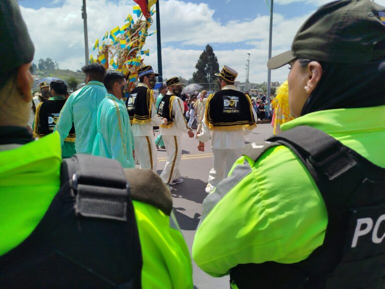Policía Nacional ejecuta operativo por la Mama Negra 2025