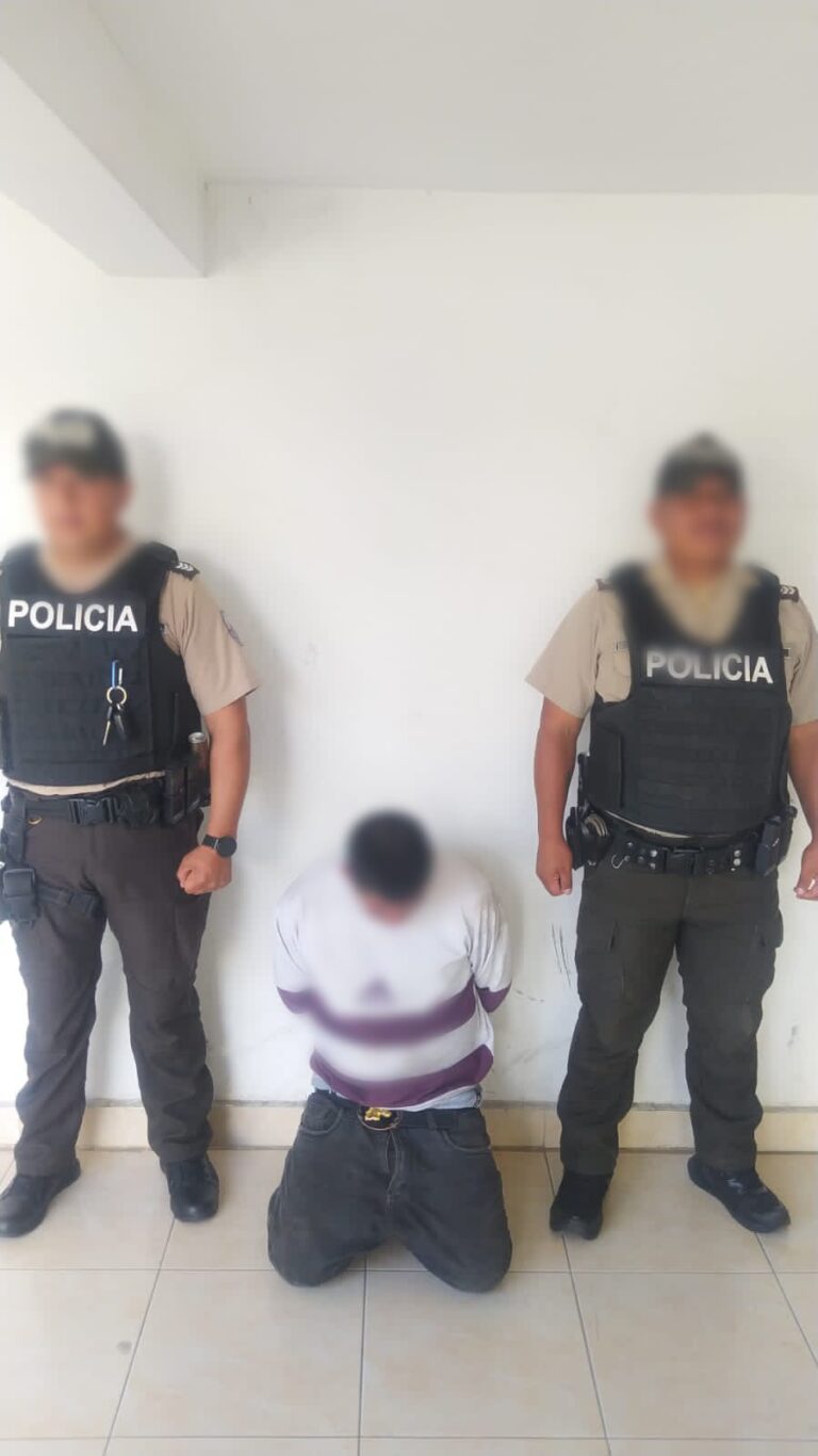 Aprehendimos a un sujeto por el delito de porte ilegal de arma de fuego en el Carchi
