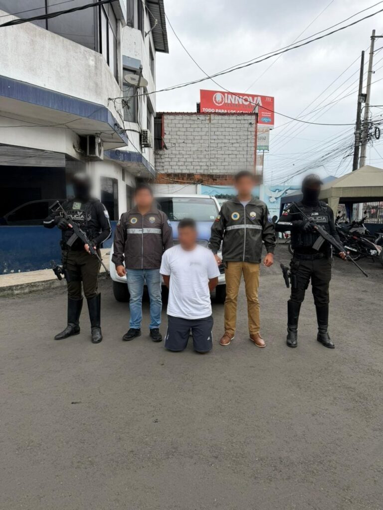 Capturamos a un sujeto requerido por la justicia por el presunto delito de asesinato en Guayas