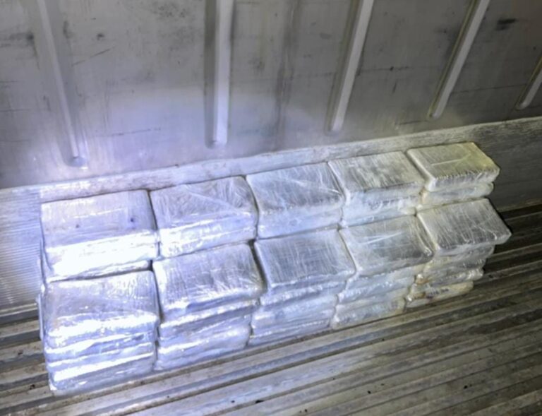 Detectamos 60 paquetes de cocaína ocultos en un contenedor