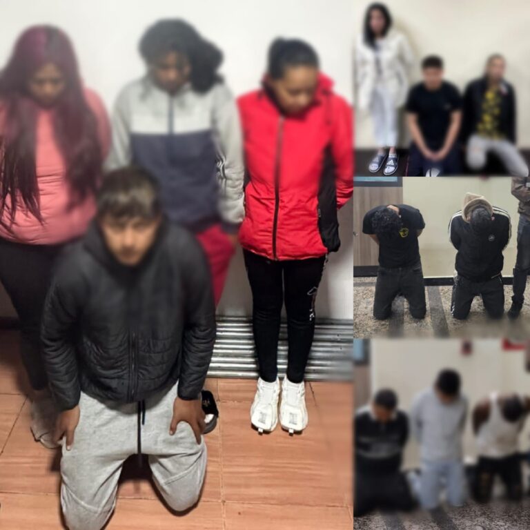 Operativos simultáneos en Quito dejan 12 aprehendidos y armas de fuego incautadas