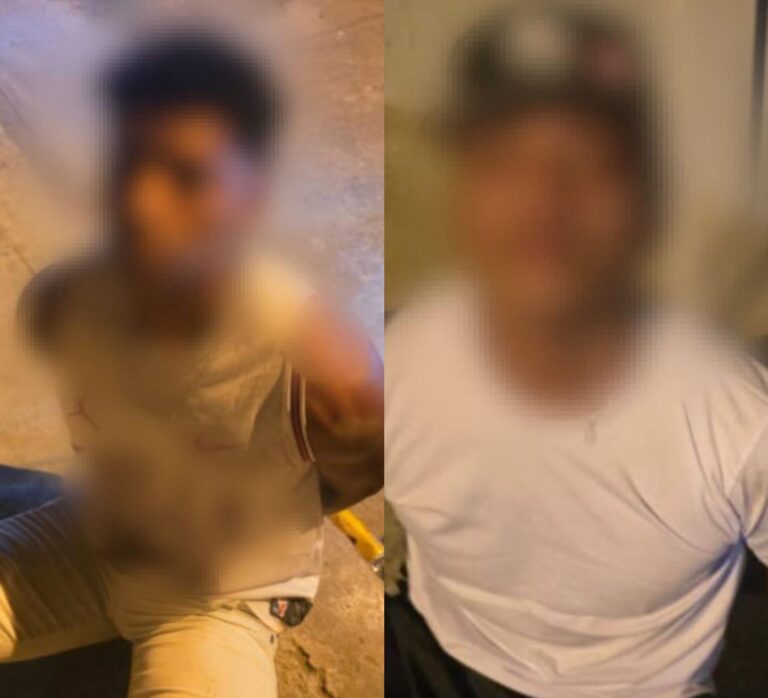 Dos sujetos aprehendidos en flagrancia por presunto robo en Esmeraldas
