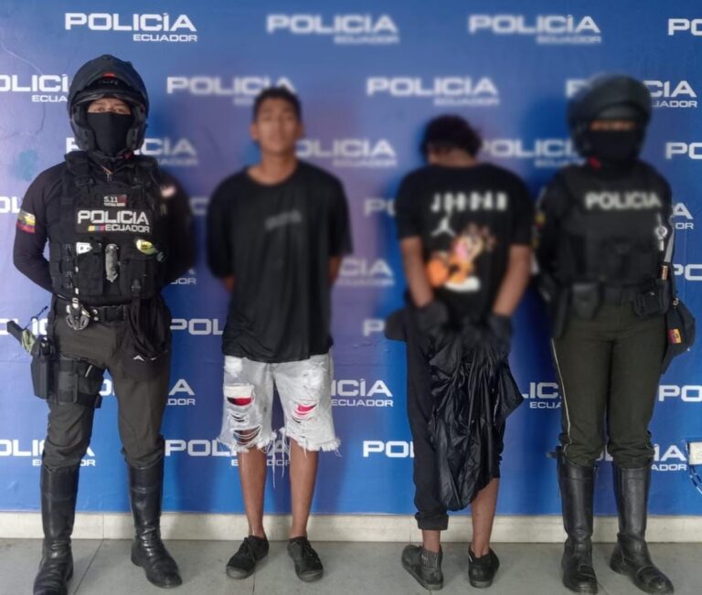 Aprehendimos a dos sujetos por asociación ilícita y extorsión en los Ríos