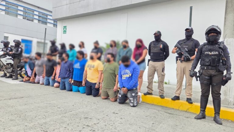 Operativo Gran Fénix 52 permite desarticular organización dedicada a extorsionar transportistas en Durán