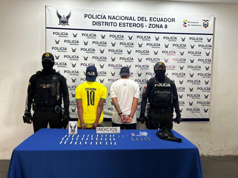 Dos aprehendidos y droga decomisada dejan operativos ejecutados en Guayaquil