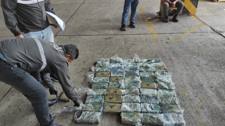 Golpe al tráfico internacional de drogas en Puerto Bolívar