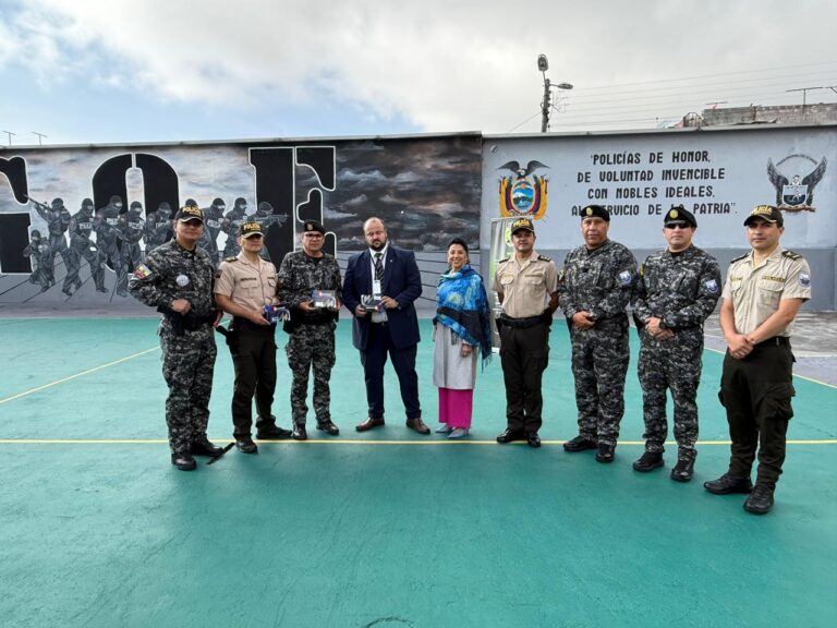 Policía Nacional fortalece sus capacidades con la donación de tres equipos de detección radiológica
