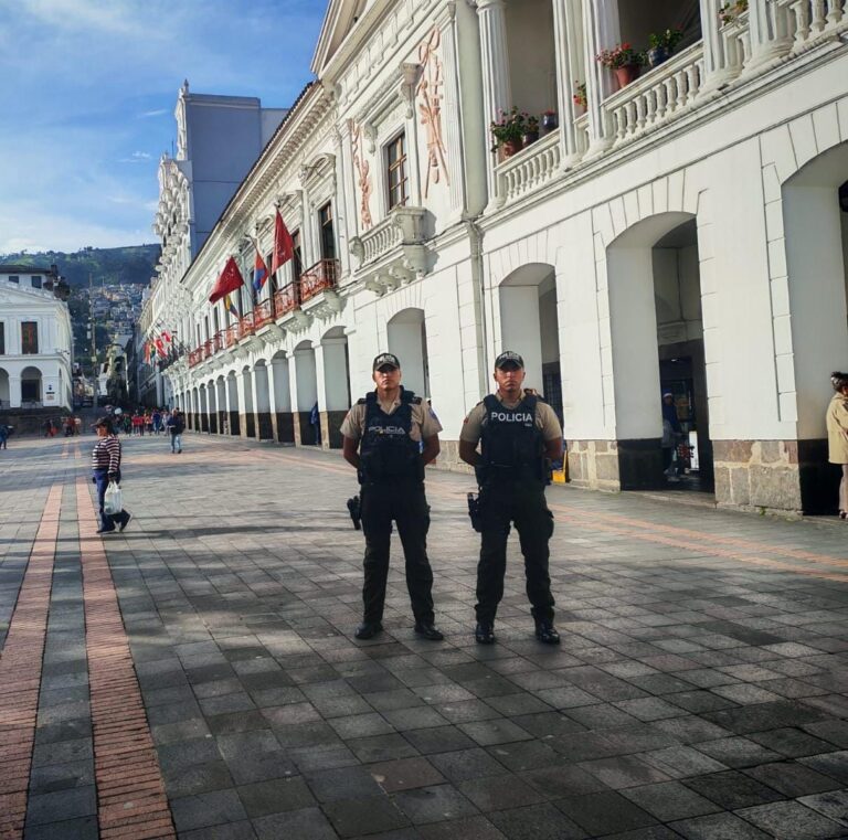 Policía Nacional refuerza la seguridad durante las Fiestas de Quito