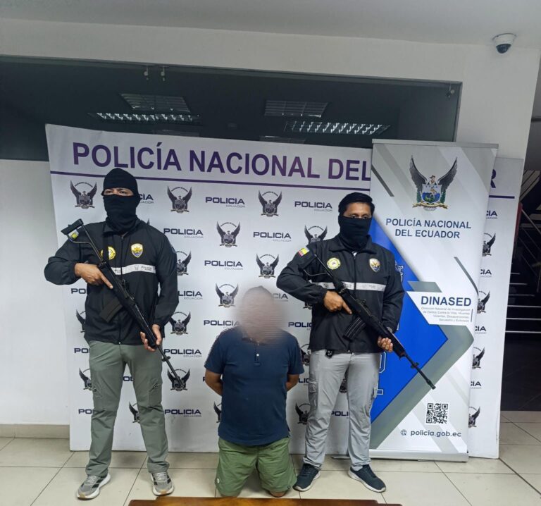 Aprehendimos a un sujeto investigado en una muerte violenta en el Distrito Florida de Guayaquil