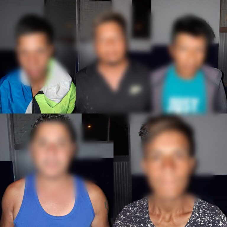 Operativo antidrogas ejecutado en Santa Elena deja seis ciudadanos aprehendidos