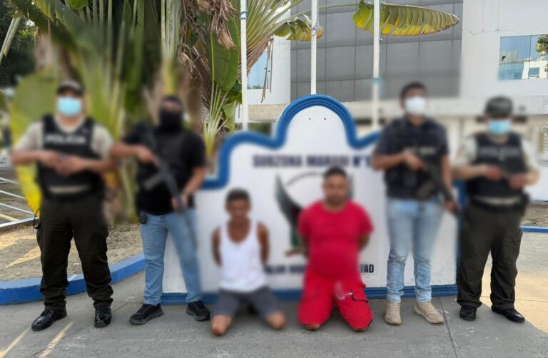 Aprehendimos a dos presuntos microtraficantes uno de ellos Considerado Individuo de Interés Penal Relevante, en Manabí